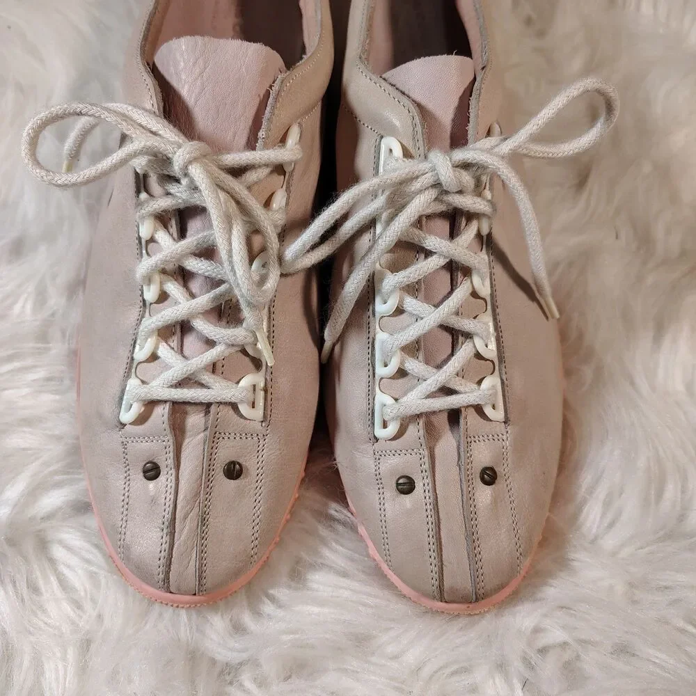 Sweats Bi Chego Calf Skin Leather Made In Italy Wmns Size 8 Shoes